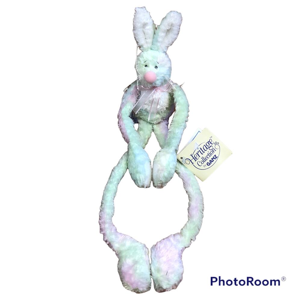 NWT Vintage Y2K Heritage Collection by Ganz Hanging Easter Bunny Rabbit